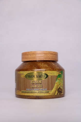 اسکراب بدن وصورت مکس لیدی اورجینال در چوبی عصاره طلا