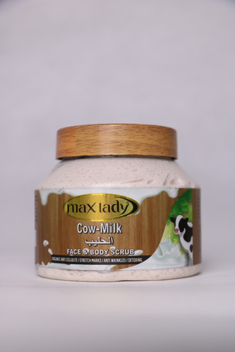 اسکراب بدن و صورت مکس لیدی اورجینال در چوبی عصاره شیر گاو